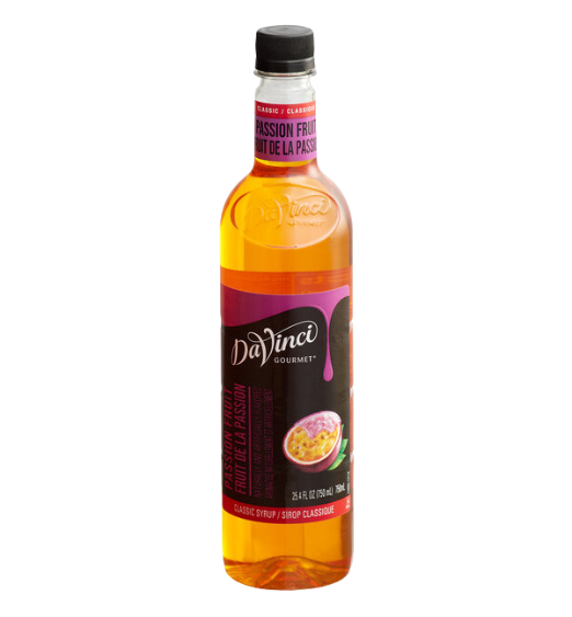 DaVinci Gourmet Classic Passion Fruit Flavoring / Fruit Syrup 750 mL