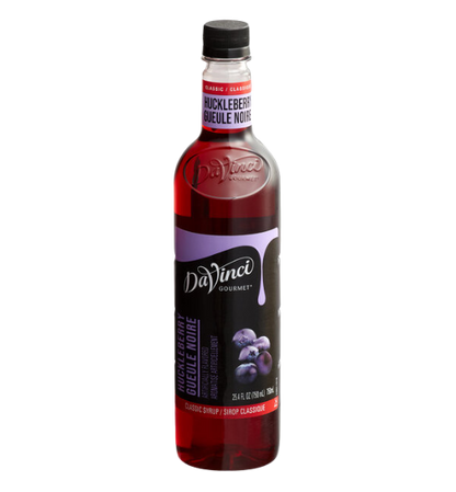 DaVinci Gourmet Classic Huckleberry Flavoring / Fruit Syrup 750 mL
