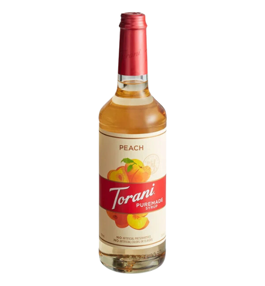 Torani Puremade Peach Flavoring Syrup 750 mL