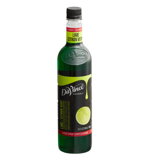 DaVinci Gourmet Classic Lime Flavoring / Fruit Syrup 750 mL