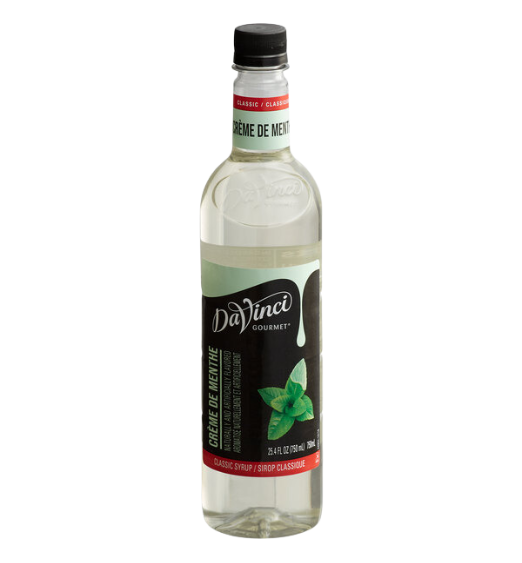 DaVinci Gourmet Classic Creme de Menthe Flavoring Syrup 750 mL