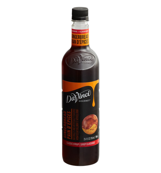 DaVinci Gourmet Classic Gingerbread Flavoring Syrup 750 mL