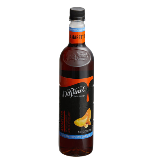 DaVinci Gourmet Sugar Free Amaretto Flavoring Syrup 750 mL