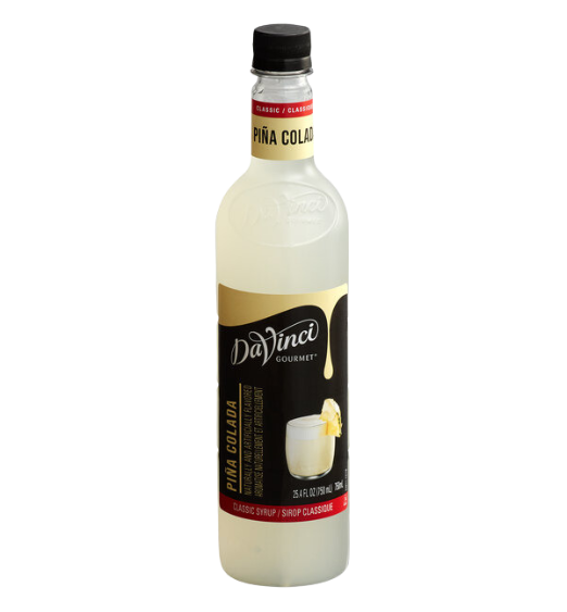 DaVinci Gourmet Classic Pina Colada Flavoring Syrup 750 mL