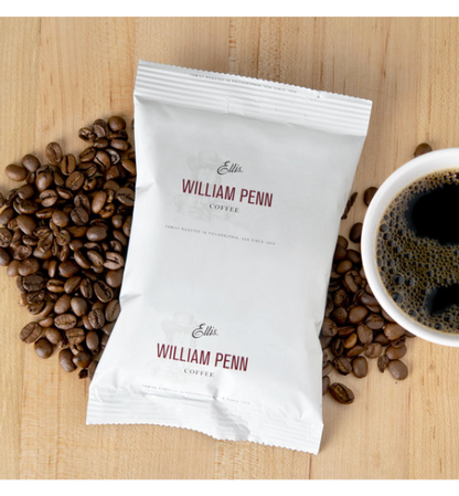 Ellis 2 oz. William Penn Regular Coffee Packet - 128/Case