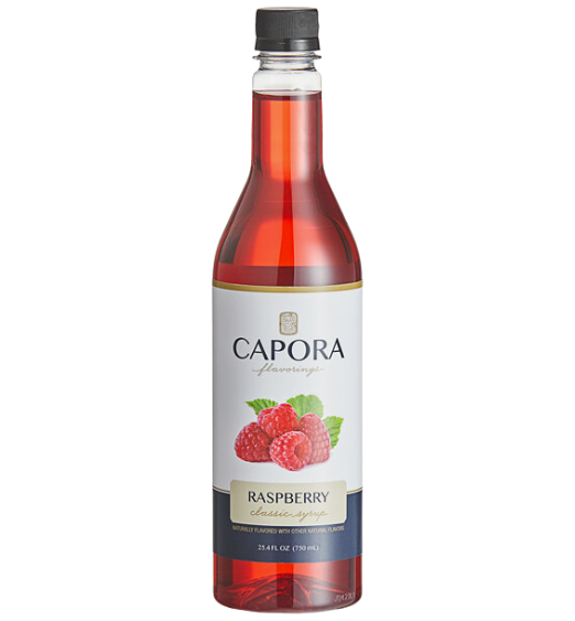 Capora Raspberry Flavoring Syrup 750 mL