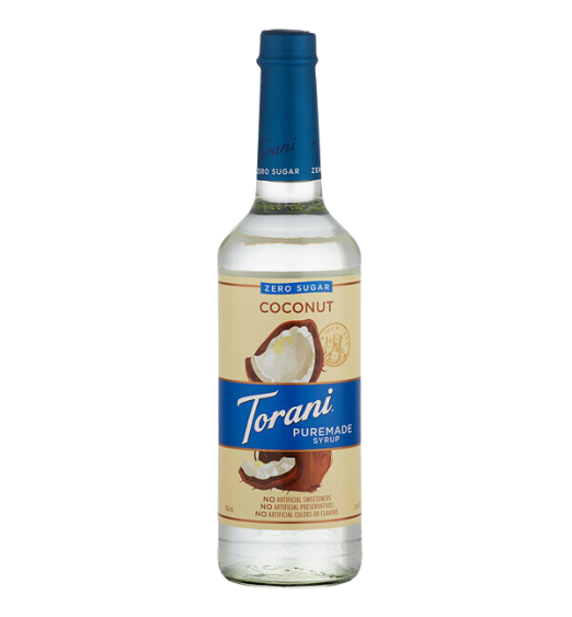 Torani Puremade Zero Sugar Coconut Flavoring Syrup 750 mL