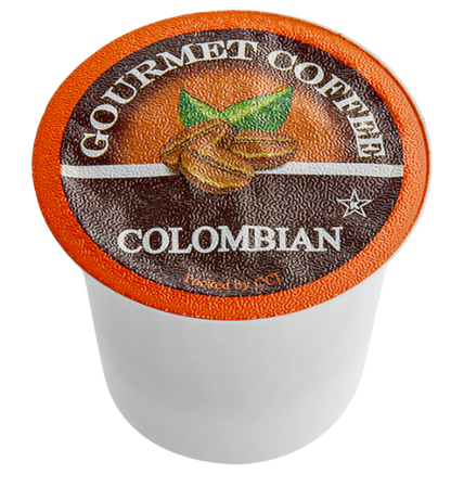 Caffe de Aroma Colombian Supreme Coffee Single Serve Cups - 24/Box