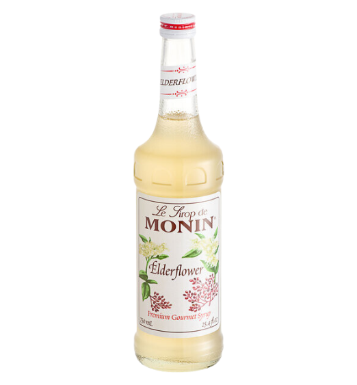 Monin Premium Elderflower Flavoring Syrup 750 mL