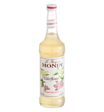 Monin Premium Elderflower Flavoring Syrup 750 mL