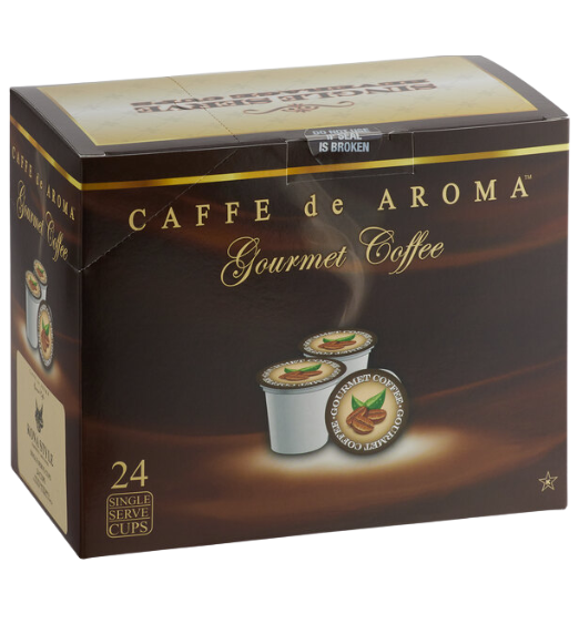 Caffe de Aroma Kona Style Coffee Single Serve Cups - 24/Box