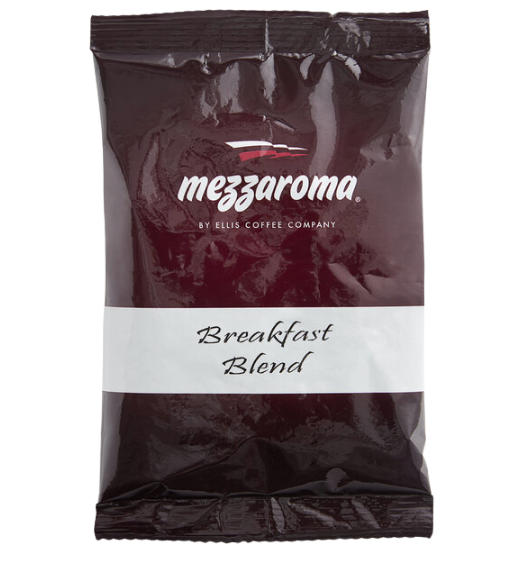 Ellis Mezzaroma Breakfast Blend Coffee Packet 2.5 oz. - 24/Case