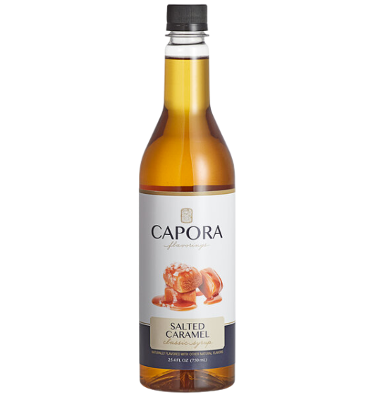 Capora Salted Caramel Flavoring Syrup 750 mL