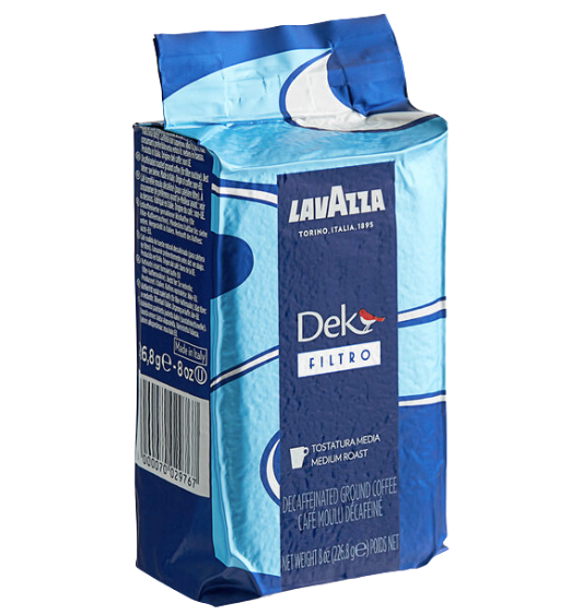 Lavazza Dek Filtro Decaf Coarse Ground Coffee 8 oz.