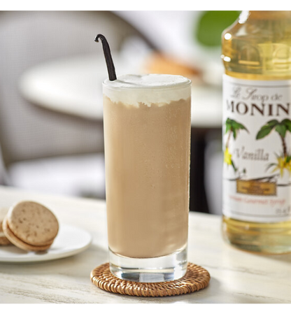 Monin Premium Vanilla Flavoring Syrup - 750 mL