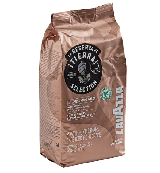 Lavazza Tierra! Selection Whole Bean Espresso 2.2 lb.