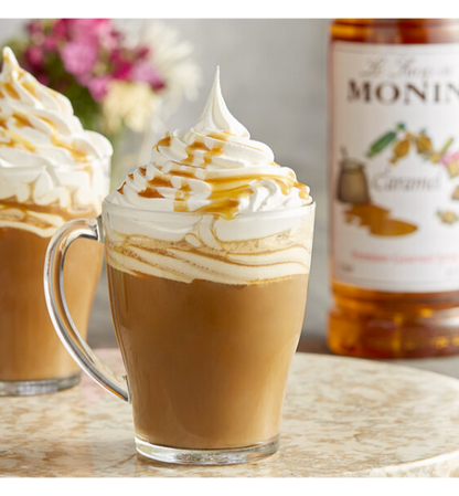 Monin Premium Caramel Flavoring Syrup 1 Liter