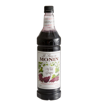 Monin Premium Wild Grape Flavoring Syrup 1 Liter