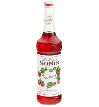 Monin Premium Raspberry Flavoring / Fruit Syrup - 750 mL