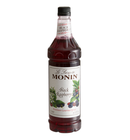 Monin Premium Black Raspberry Flavoring Syrup 1 Liter