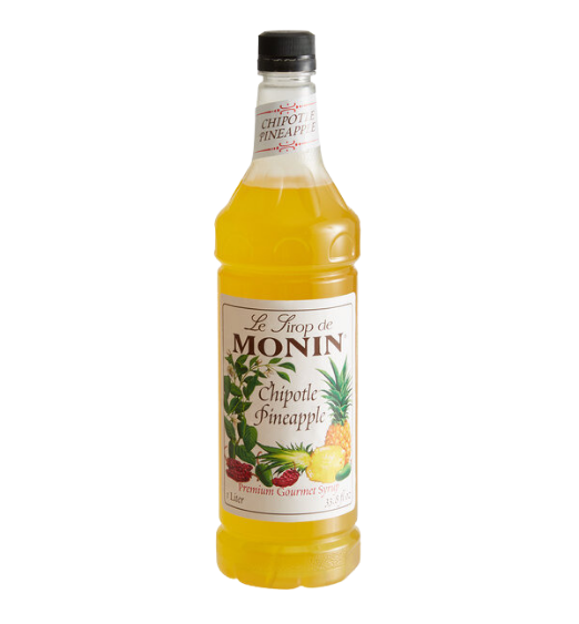 Monin Premium Chipotle Pineapple Flavoring Syrup 1 Liter