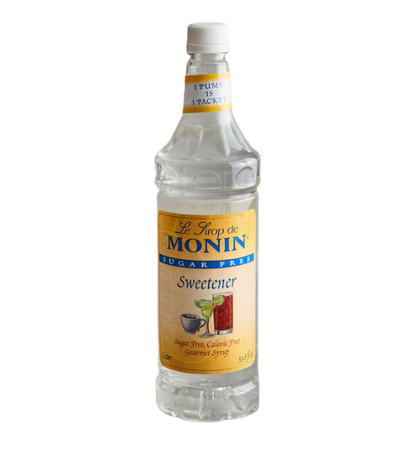 Monin Sugar Free Sweetener Syrup 1 Liter