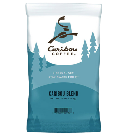 Caribou Coffee 2.5 oz. Caribou Blend Coffee Packet - 18/Case