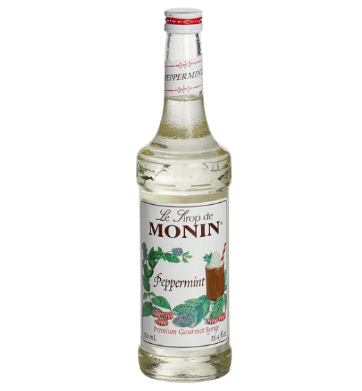 Monin Premium Peppermint Flavoring Syrup 750 mL