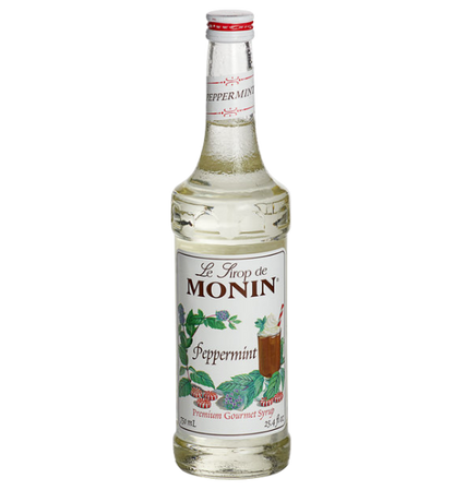 Monin Premium Peppermint Flavoring Syrup 750 mL