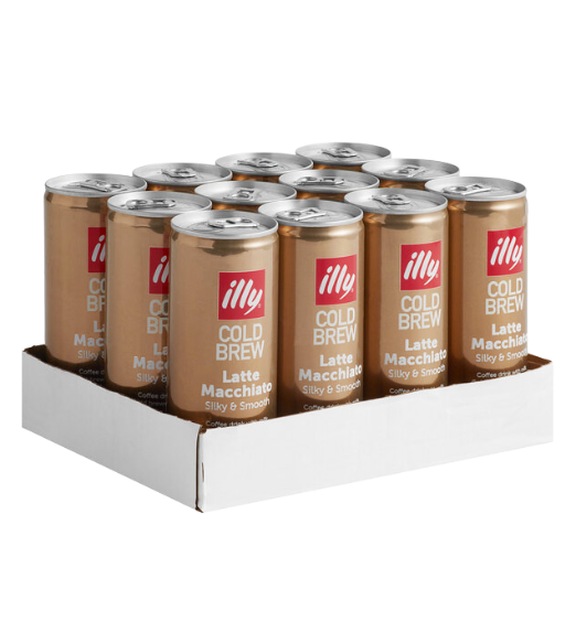 illy Cold Brew Latte Macchiato 8.45 fl. oz. - 12/Case