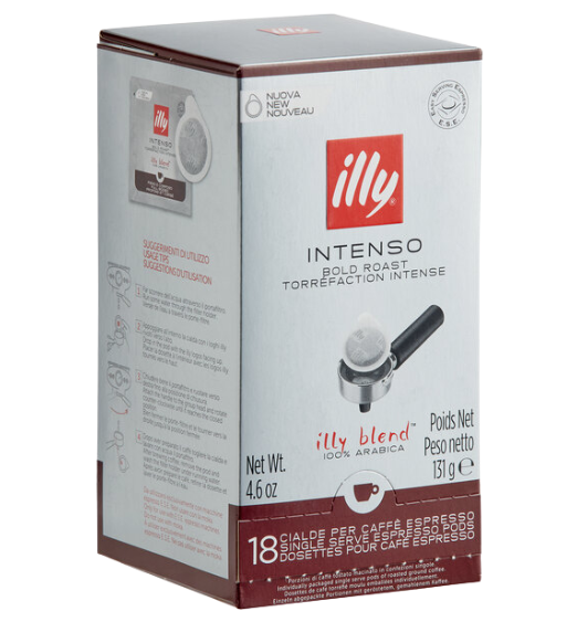 illy Intenso Single Serve Espresso Pods - 18/Box