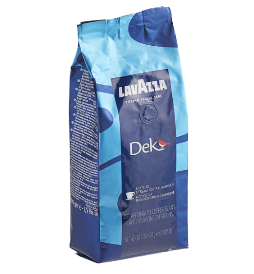 Lavazza Dek Decaf Whole Bean Espresso 1.1 lb.