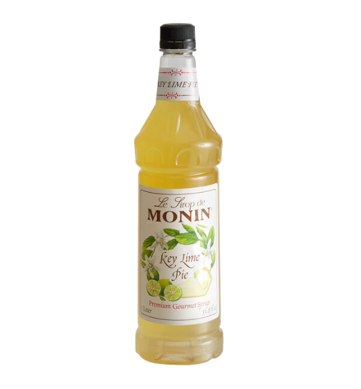 Monin Premium Key Lime Pie Flavoring Syrup 1 Liter