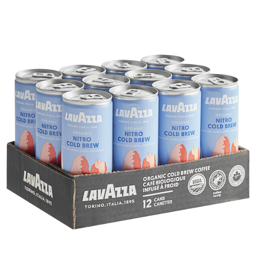 Lavazza Organic Nitro Cold Brew Coffee 7 fl. oz. - 12/Case