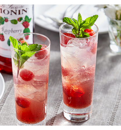 Monin Premium Raspberry Flavoring / Fruit Syrup 1 Liter